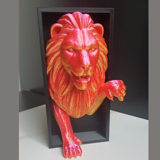 Lion Book Nook - 3D Printed