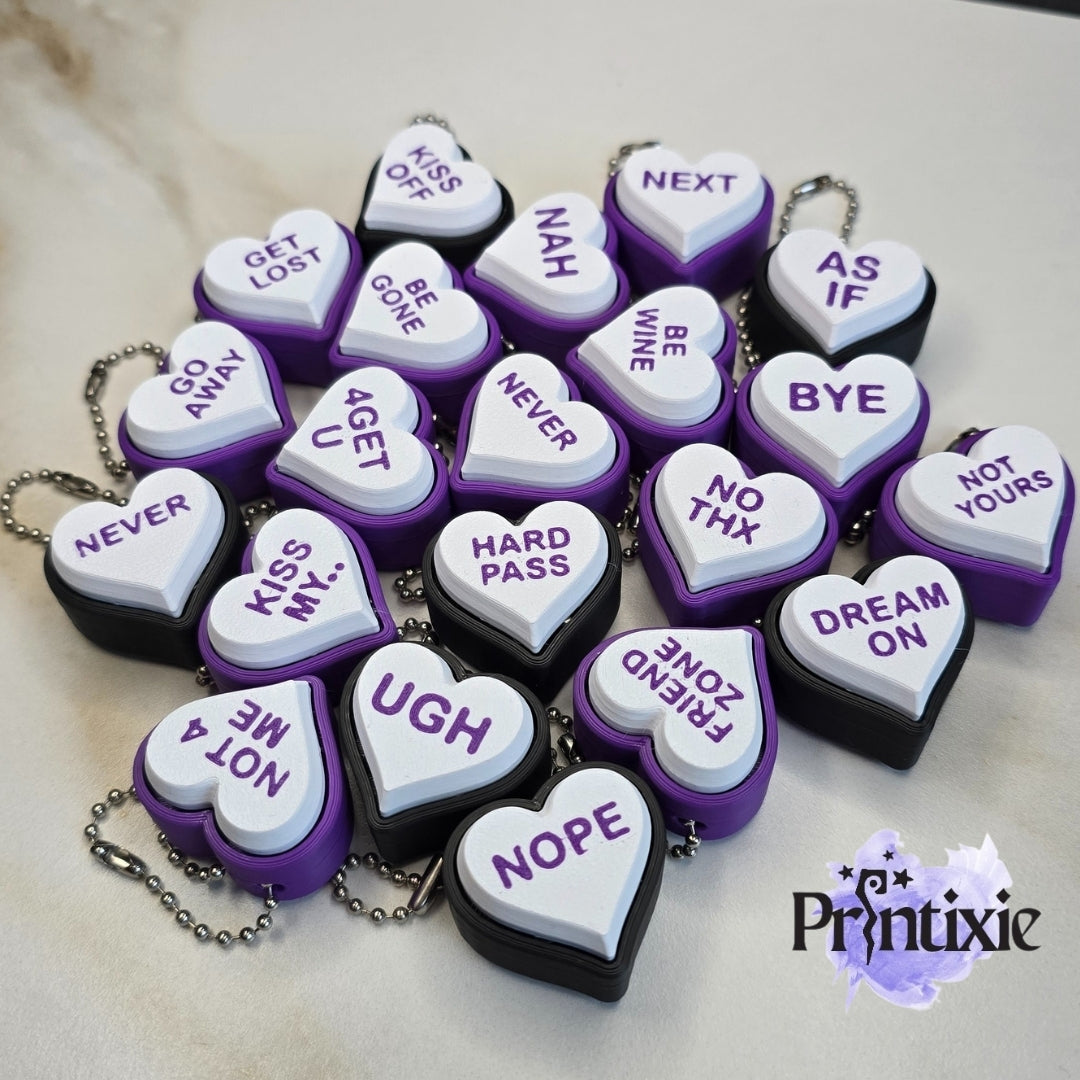 Anti-Love Clickers by Printixie