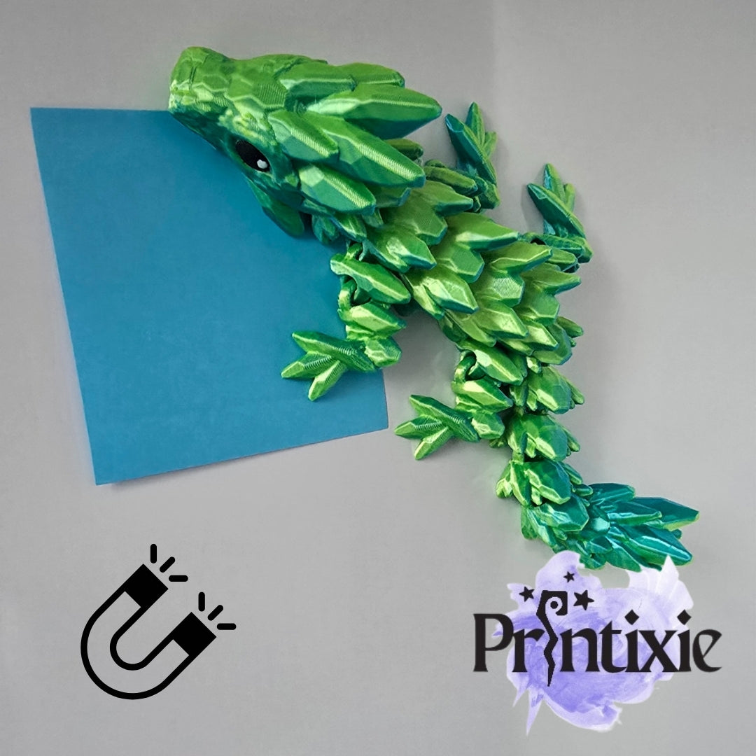 Baby Gemstone Dragon Magnet by Printixie
