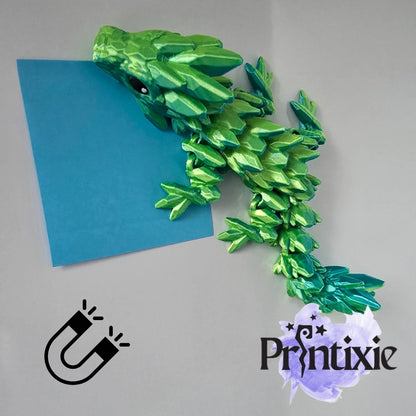Baby Gemstone Dragon Magnet by Printixie