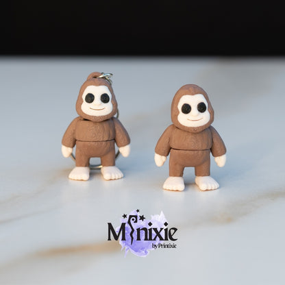 Bigfoot Minixie® – Articuleerbaar Figuurtje & Sleutelhanger