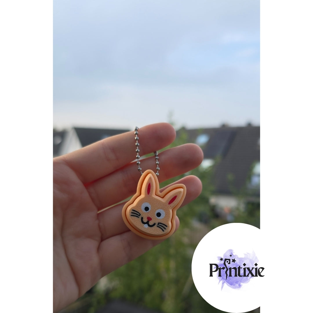 Bunny Clicker Keychain - Printixie