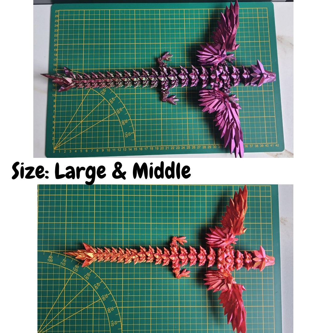 Crystal Wing Dragon Size
