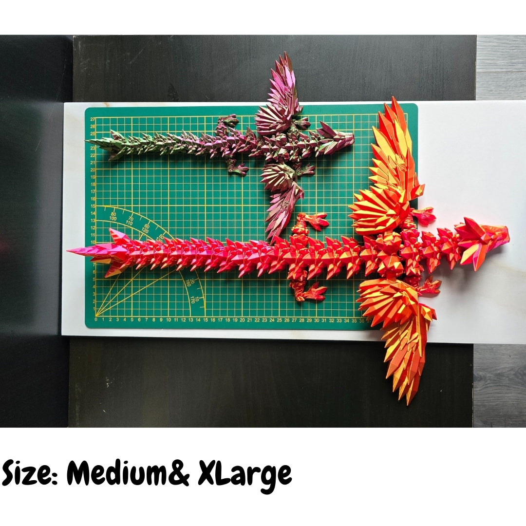 Crystal Wing Dragon Size