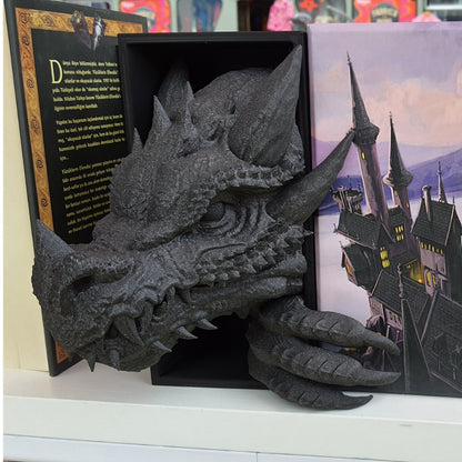 Dragon Book Nook – 3D Printed Fantasy Bookshelf Insert