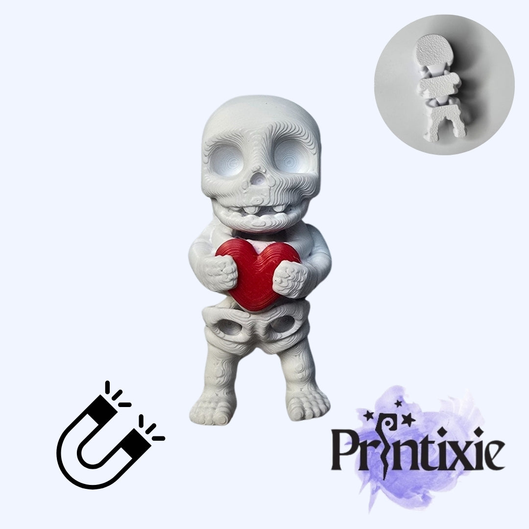 Valentine Skeleton Minixie® Magnet