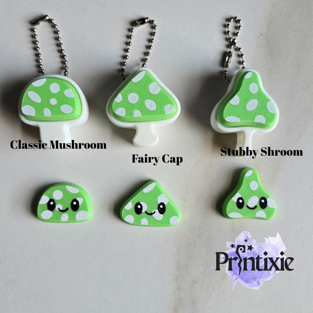 Green mushroom Clickers - Printixie
