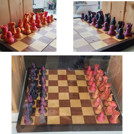 Dragon Chess Set - 3D Printed