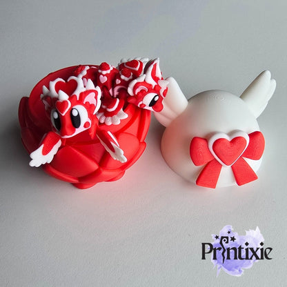 Love Dragons with Egg by Printixie