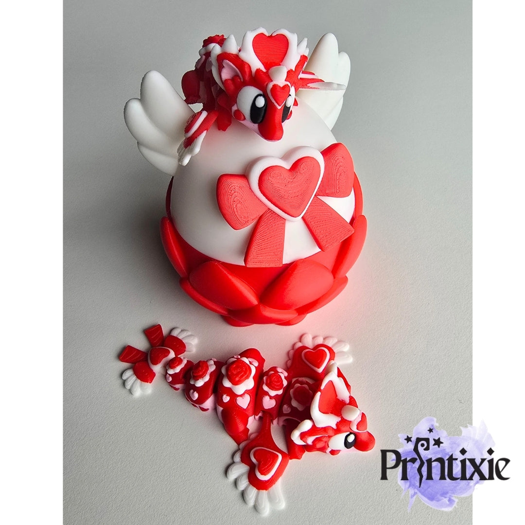 Love Dragons with Egg by Printixie