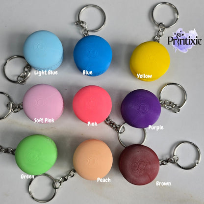Macaron Clicker Keychain Colors by Printixie