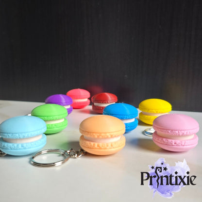 Macaron Clicker Keychain by Printixie