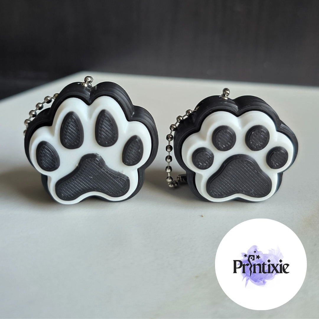 Paw Clicker Keychain- Black
