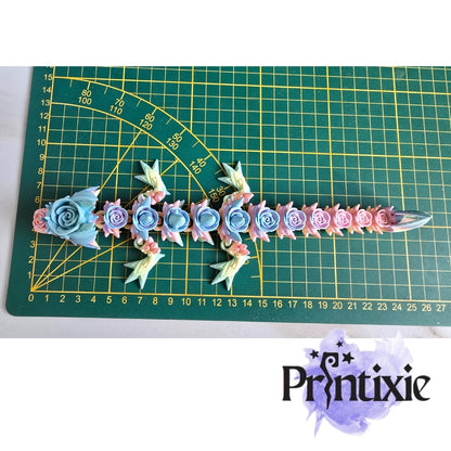 Rose Dragon Magnet _ size