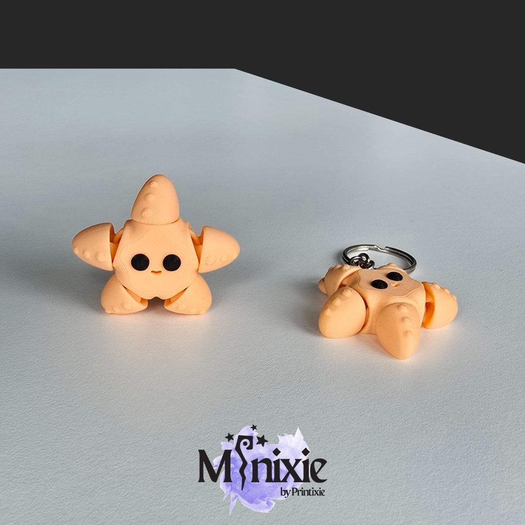 Starfish minixie and keychain