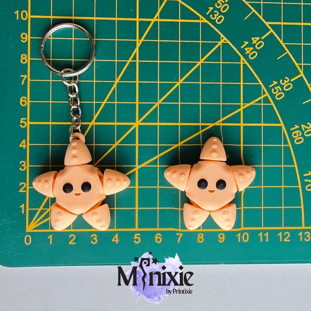 Starfish minixie and keychain size