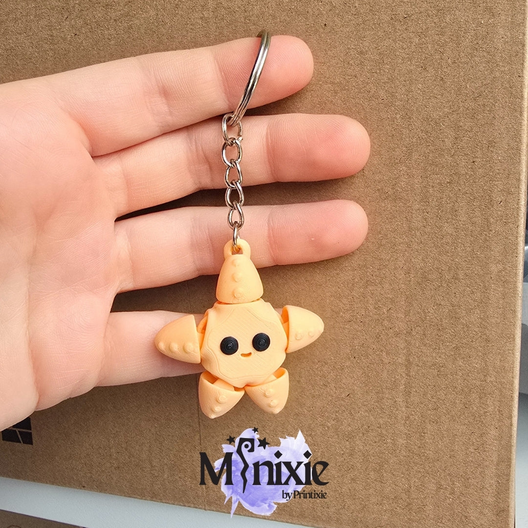 Starfish minixie keychain