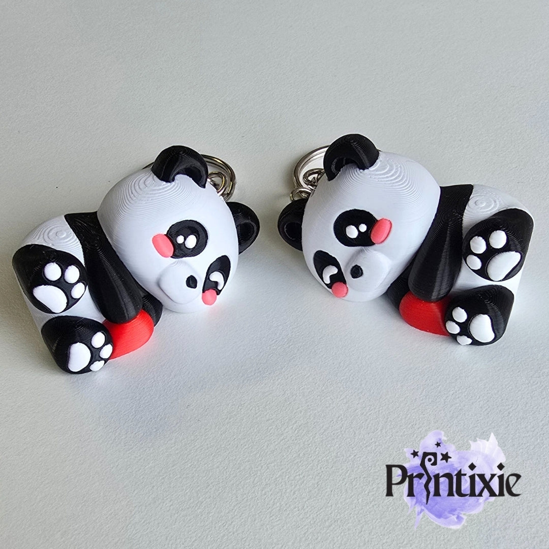 Stick together Panda keychains