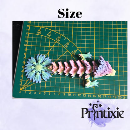 Sunflower Dragon- Size