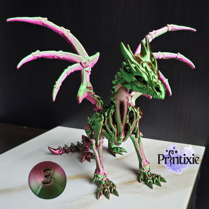 Wraith Dragon - 3d printed by Printixie