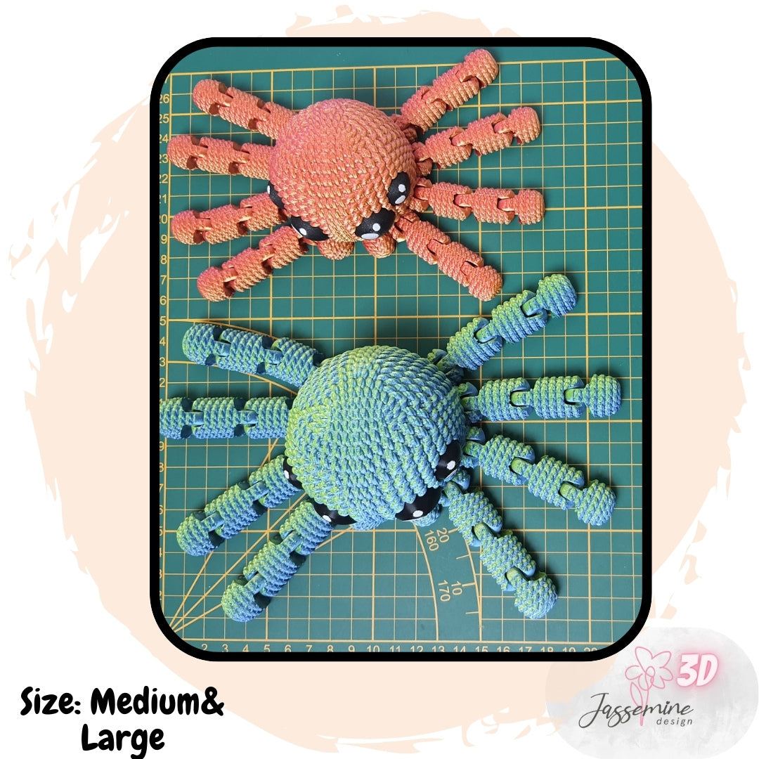 Crocheted Spider - 3D Printed