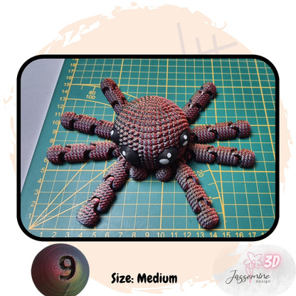 Crocheted Spider - 3D Printed