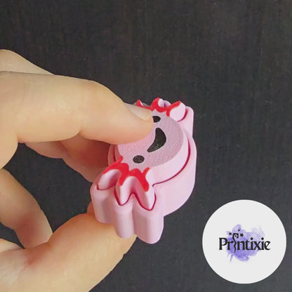 Axolotl Clicker Keychain – Fun, Addictive, and Stress-Relieving Toy