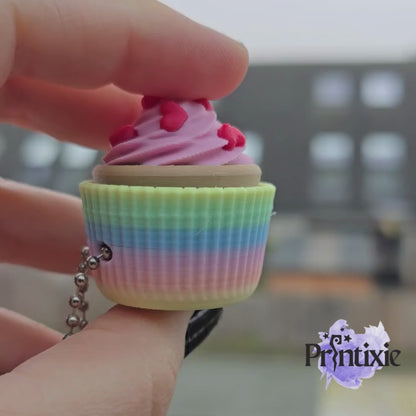 Cupcake Clickers – Adorable Cupcake-Shaped Keychain Stress Toys