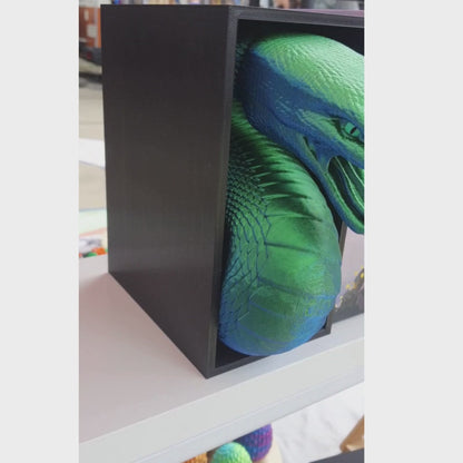 Snake Book Nook - 3D Printed