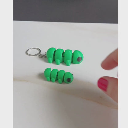 Tiny Caterpillar & Keychain