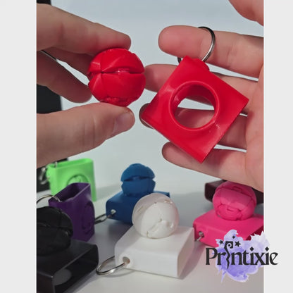 Plopje Keychain – Satisfying Plop Click Fidget