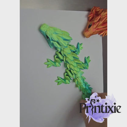 Baby Gemstone Dragon Magnet