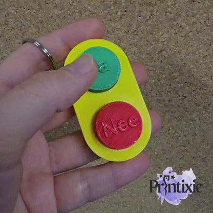 Yes / No Keychain – A Simple Way to Communicate