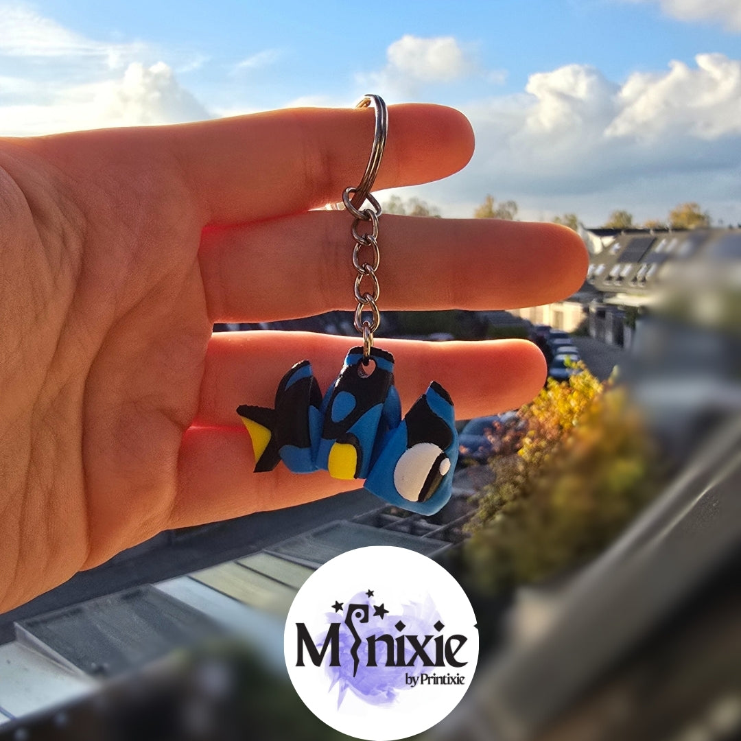 surgeon fish Minixie keychain by Printixie