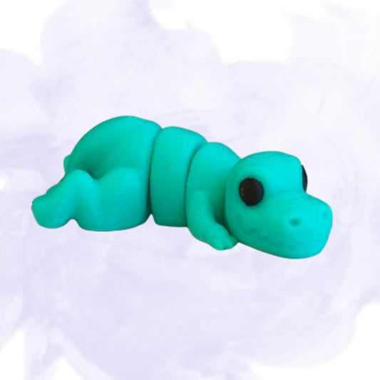 Chameleon Minixie™ –  Figuurtje & Sleutelhanger (naamlabel mogelijk)